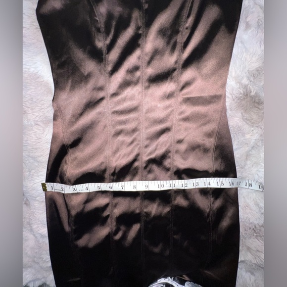 Ten by Babaton- Aritzia Mocha Curve Hugging Premiere Dress, 4 - Picture 9 of 14